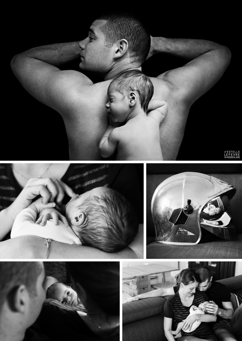Photos de naissance à domicile photographe à Asnières en région parisienne 