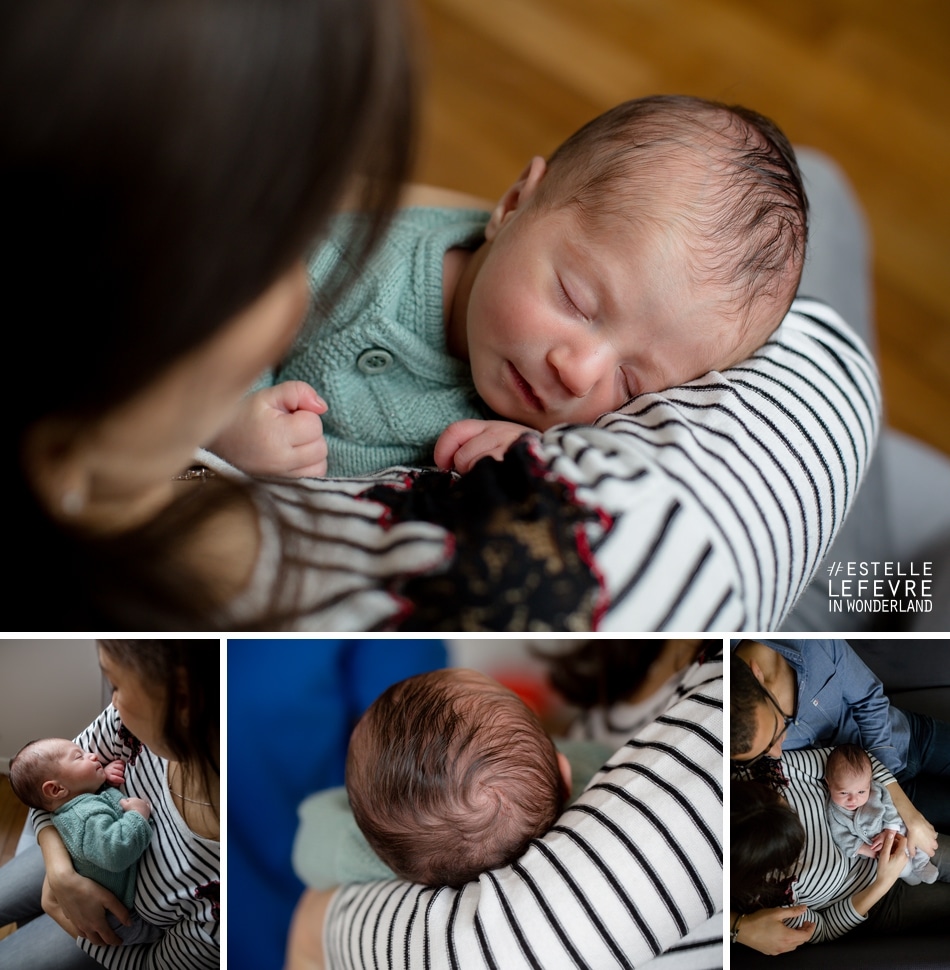 Photos de bébé à domicile photographe de naissance à Asnières sur Seine