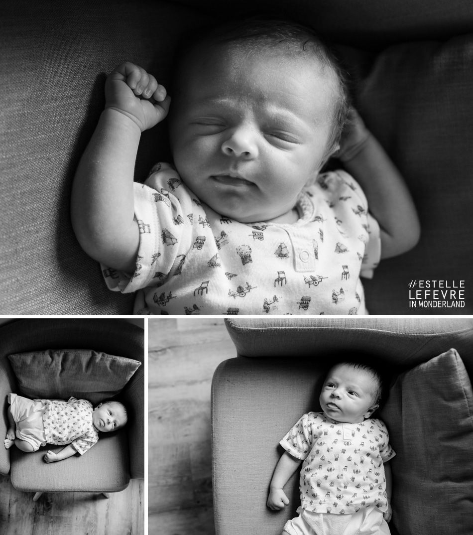 Photos de bébé à domicile photographe à Levallois