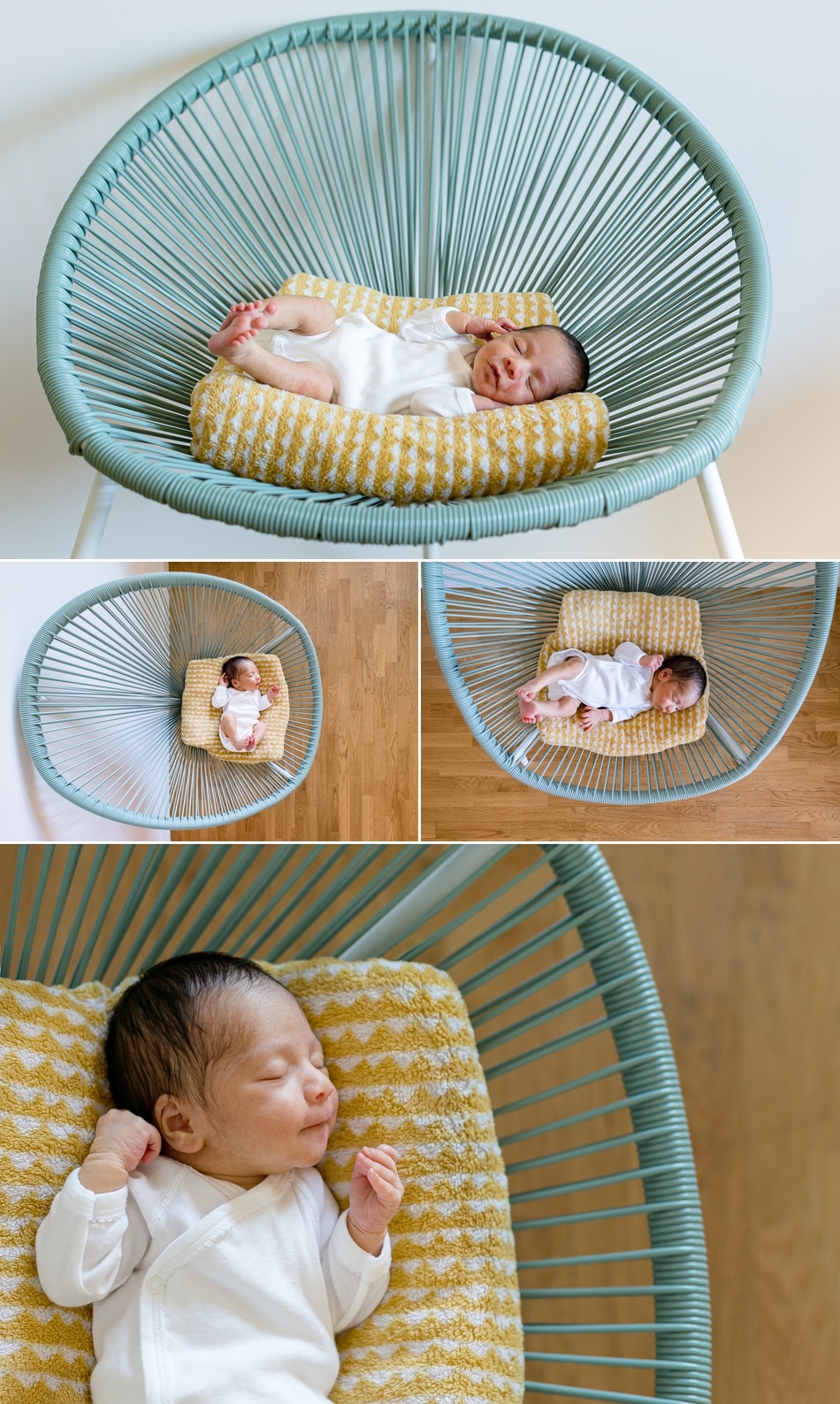 Photos de bébé à domicile photographe naissance à Levallois