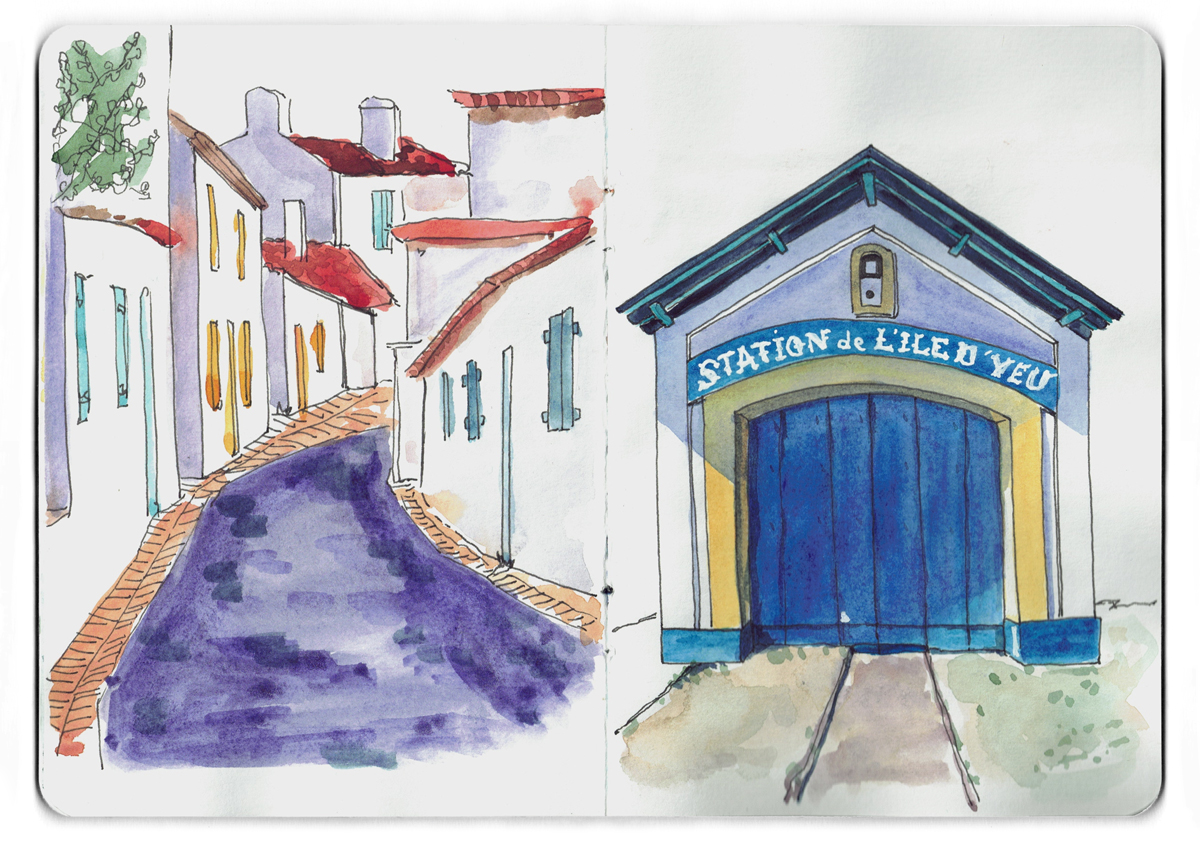 Carnet de voyage à l'Ile d'Yeu