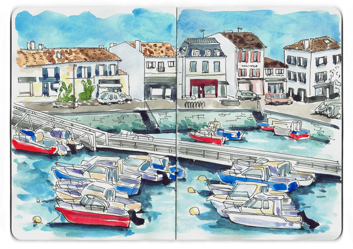 Carnet de voyage à l'Ile d'Yeu